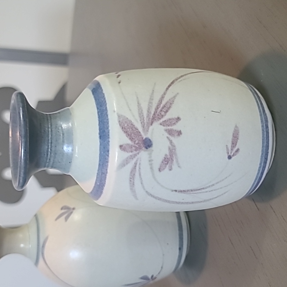 Westlin Studio Pottery Ceramic Vase Set Of 3 - Picture 7 of 16